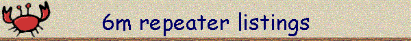 6m repeater listings